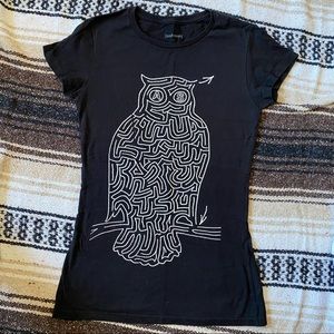 Adult Swim owl graphic tee